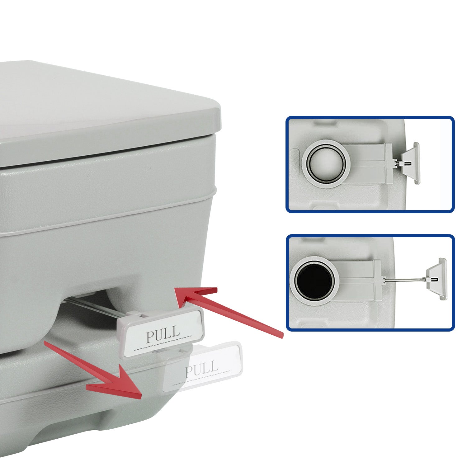 Wallaroo 10l Camping Portable Toilet 5