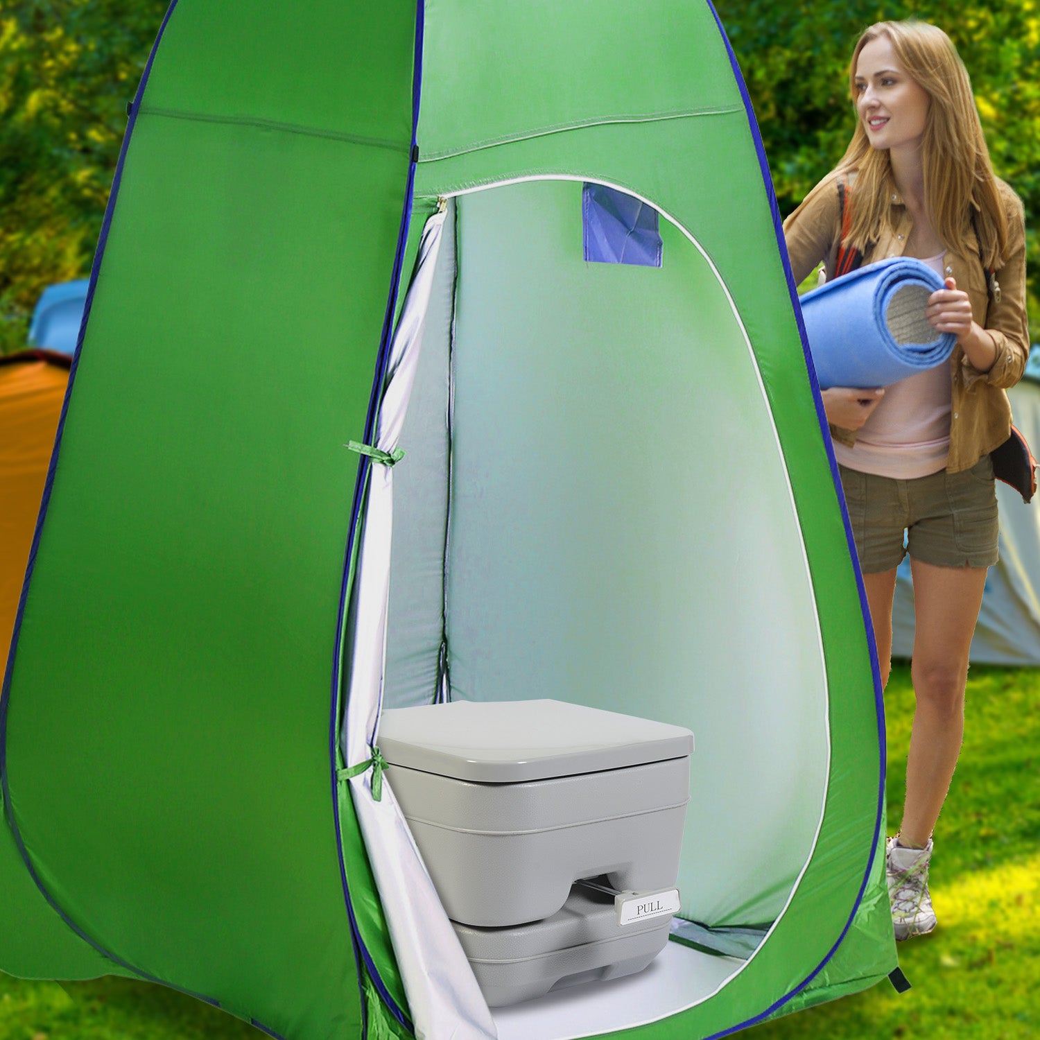 Wallaroo 10l Camping Portable Toilet 8