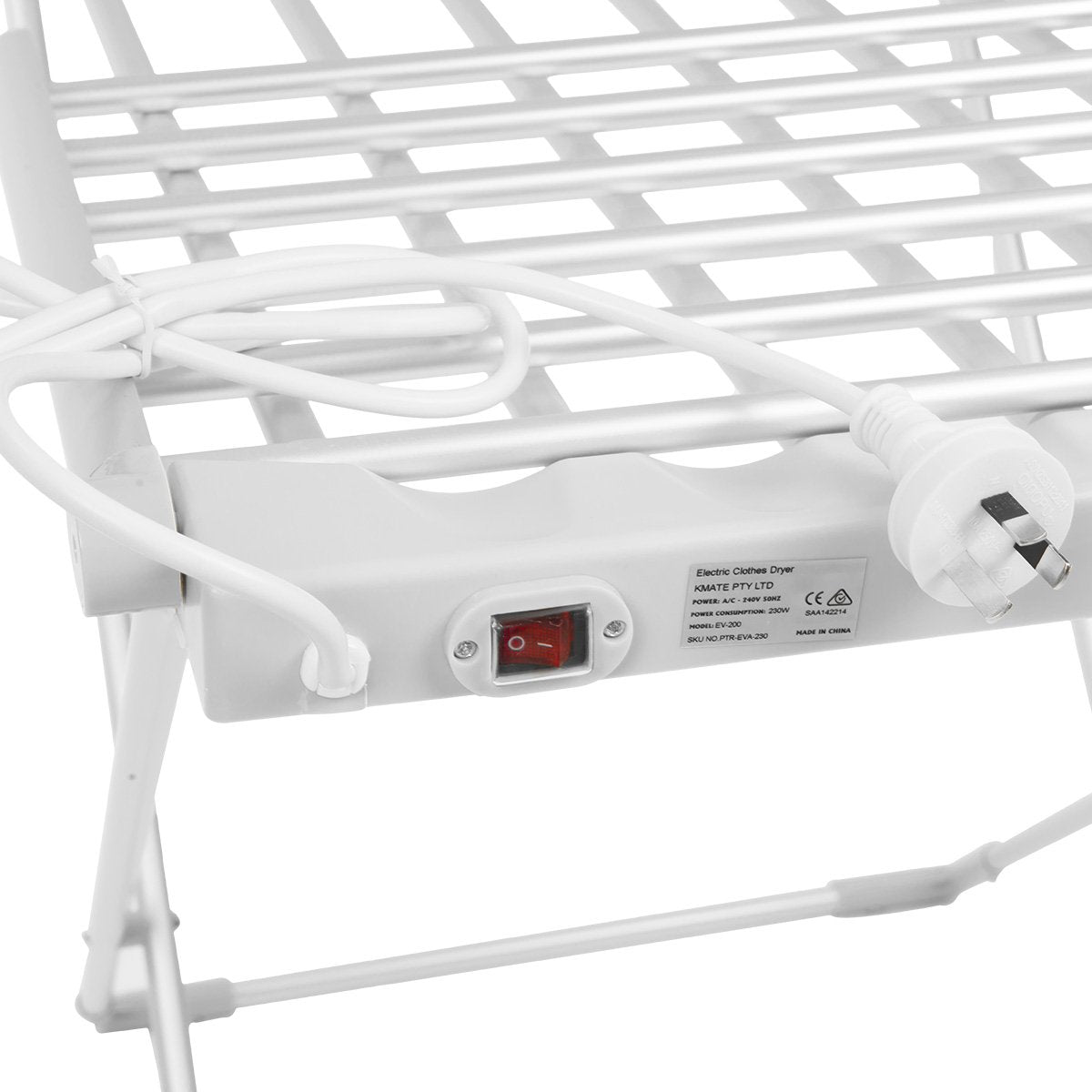 Pronti Heated Towel Clothes Rack Dryer Warmer Rack Airer Heat Line Hanger Laundry 5