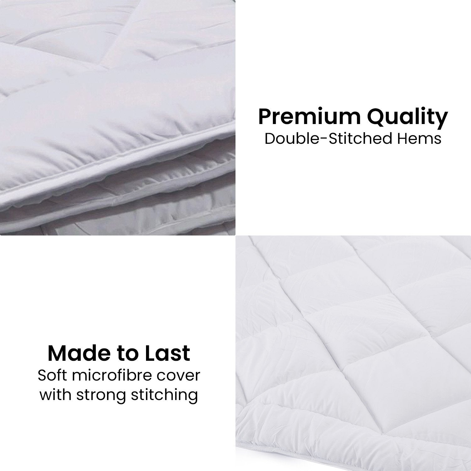 Laura Hill Microfibre Bamboo Comforter Quilt 700gsm - King 10