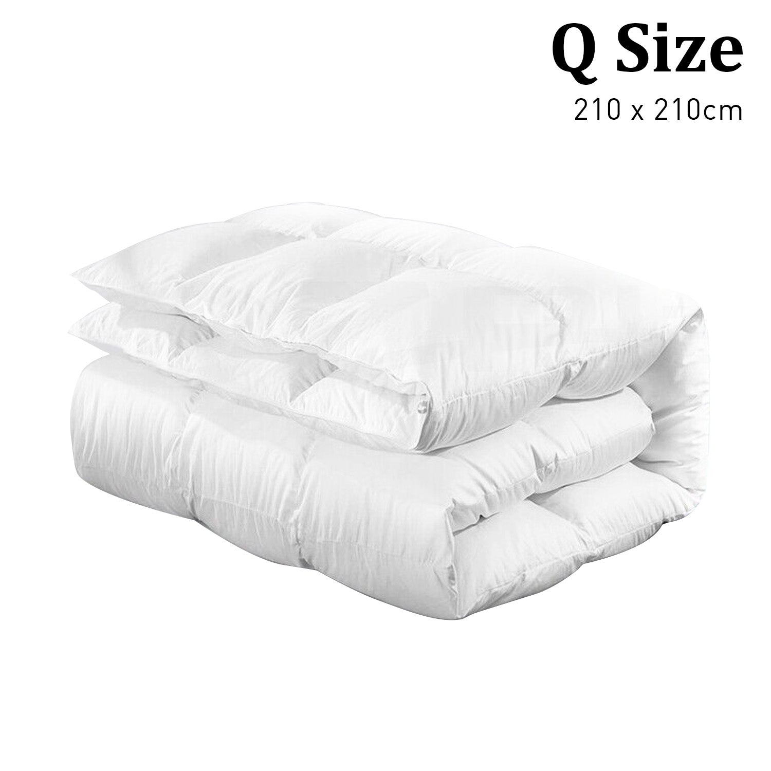 Laura Hill 500GSM Duck Down Feather Quilt Comforter Doona - Queen 3