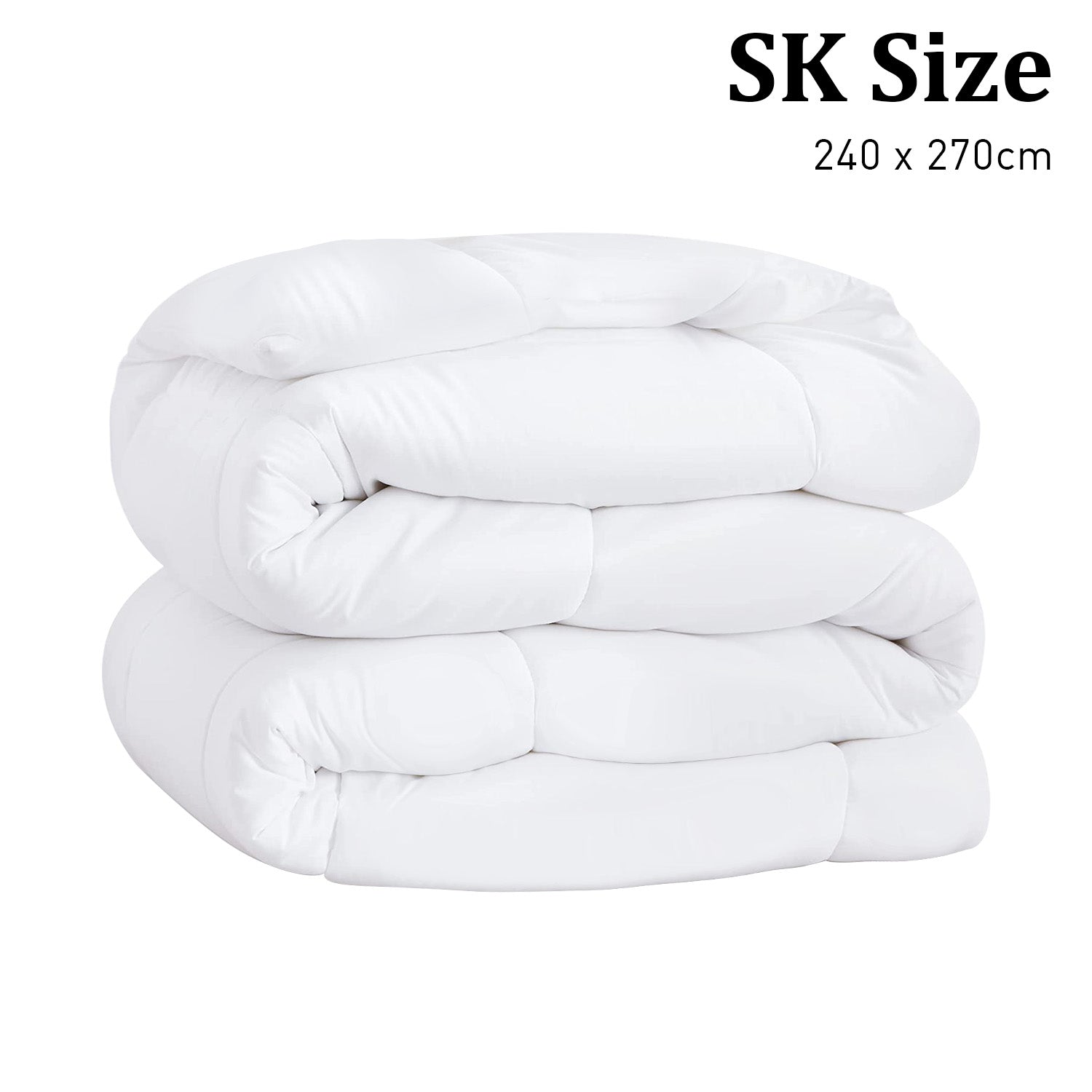 Laura Hill 700GSM Goose Down Feather Comforter Doona - Super King 4