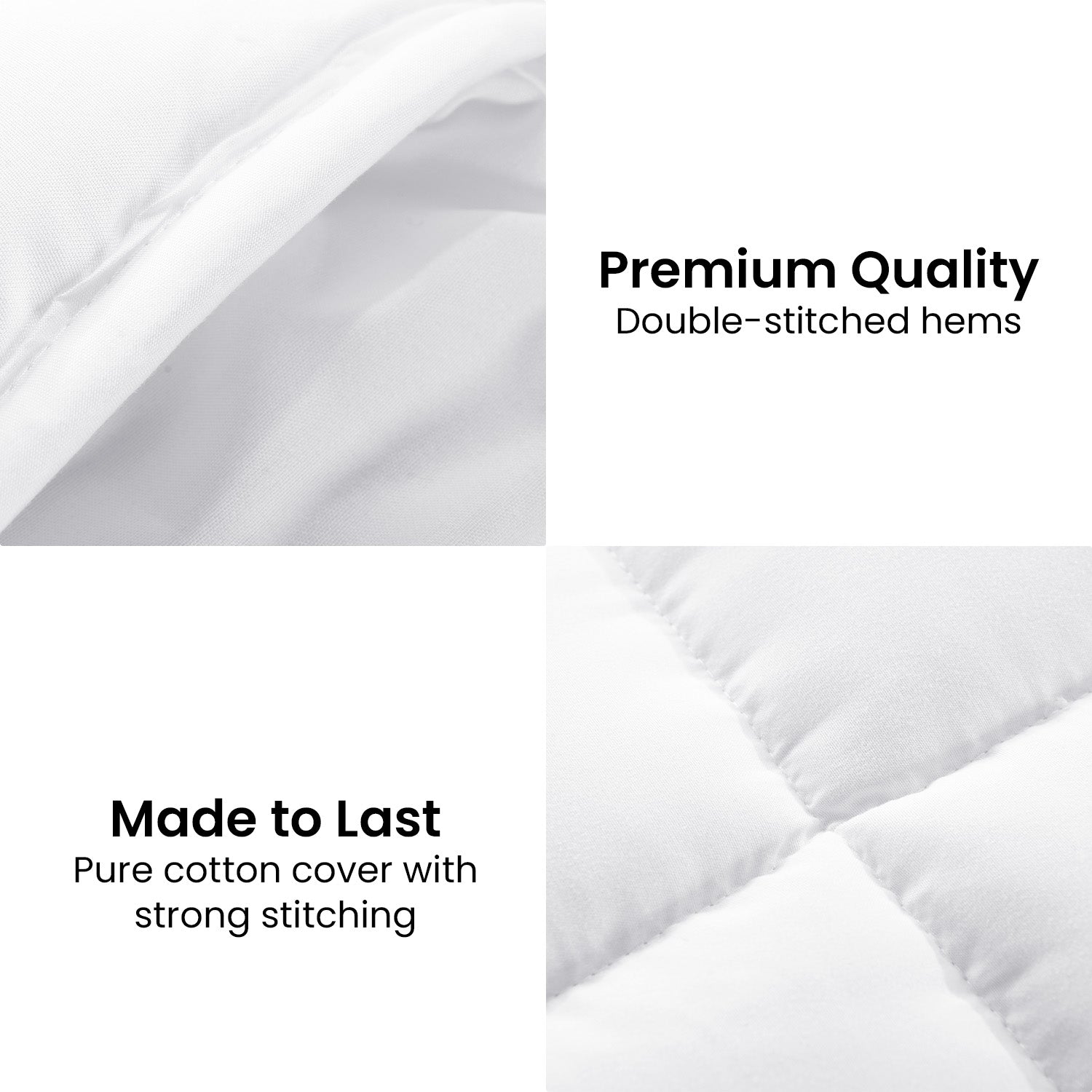 Laura Hill 700GSM Goose Down Feather Comforter Doona - Super King 12