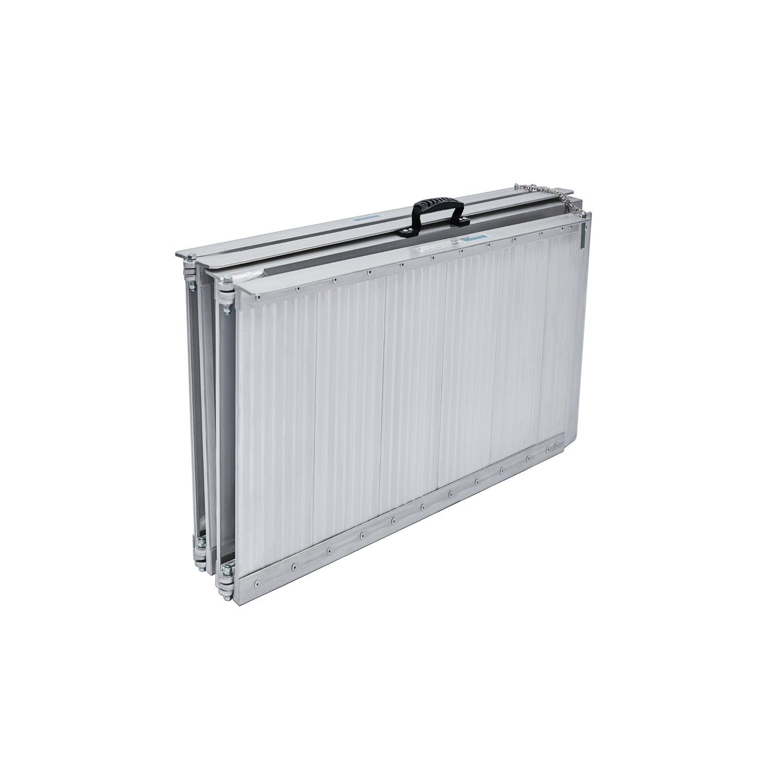 Kartrite 4ft Aluminium Foldable Wheelchair Ramp Non-Slip R02 Silver 12