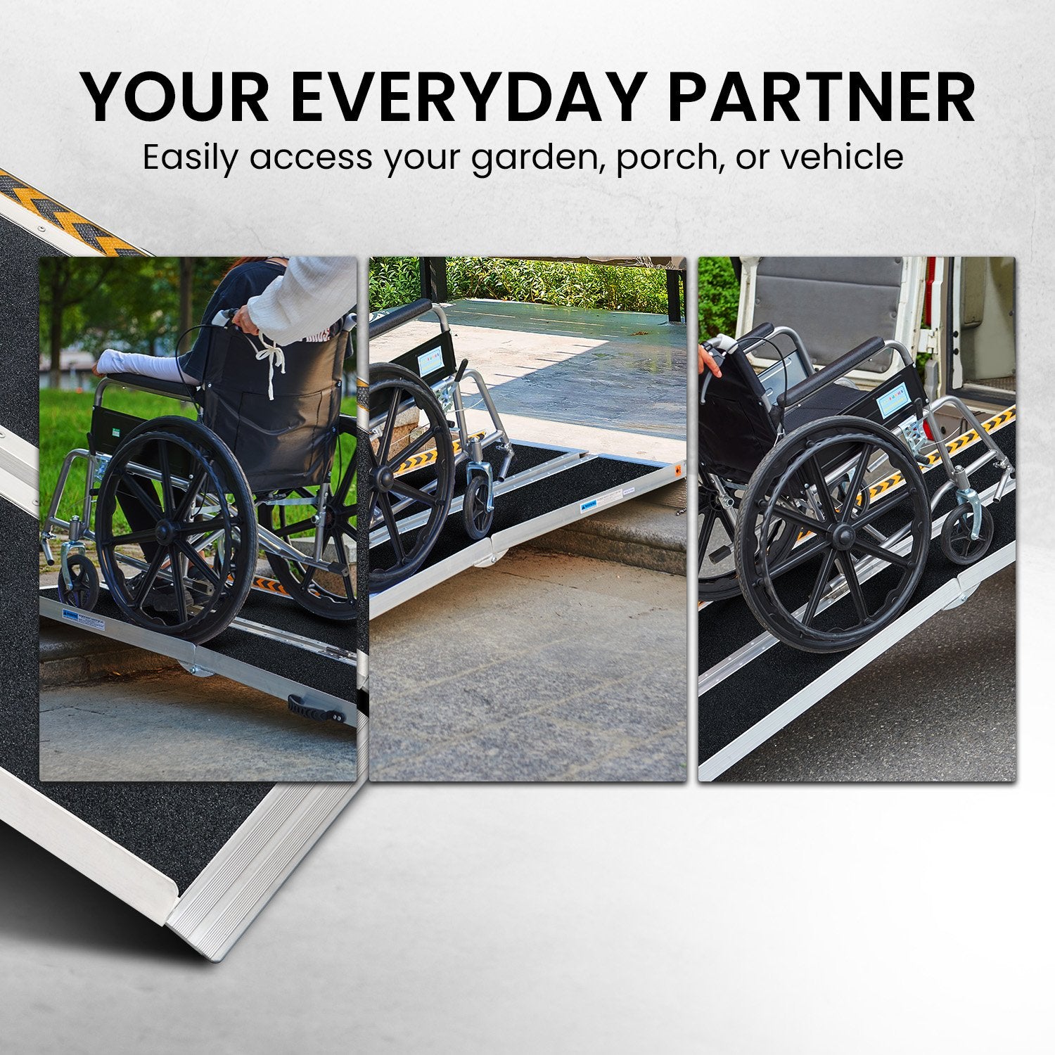 Rigg High-grip Aluminium Portable Wheelchair Ramp 4ft 12