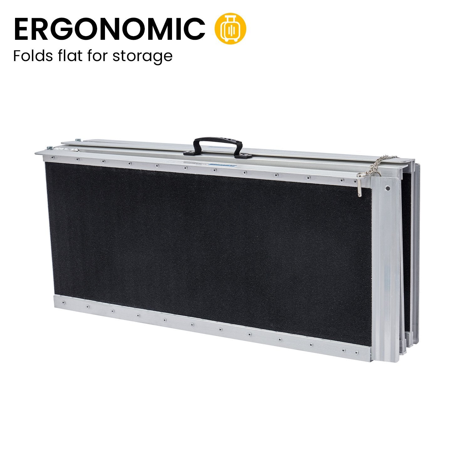 Rigg Aluminium Portable Wheelchair Ramp High-grip R03-5ft 9