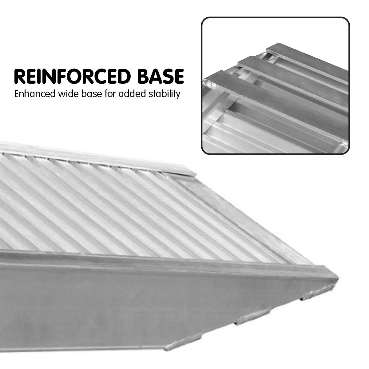 Kartrite 2x Heavy Duty Loading Ramps - 2.5m 3