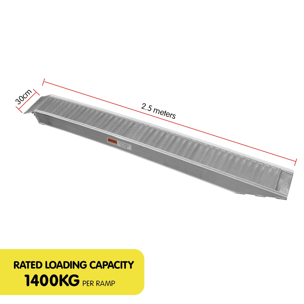 Kartrite 2x Heavy Duty Loading Ramps - 2.5m 6