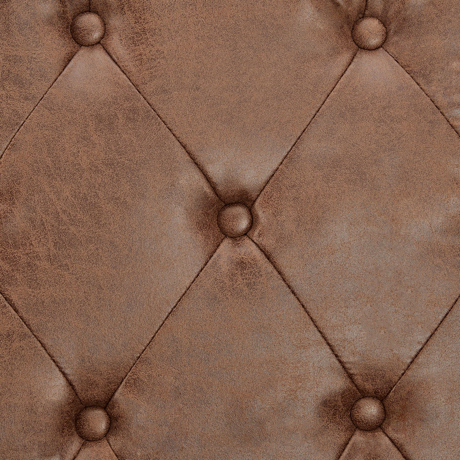 Sarantino Faux Velvet Tufted Sofa Bed Couch Futon - Brown 8