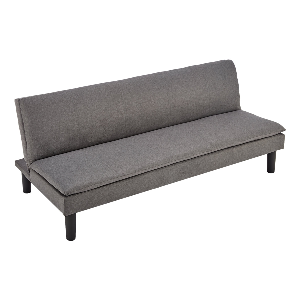 Sarantino 3 Seater Modular Faux Linen Fabric Sofa Bed Couch -Dark Grey 4