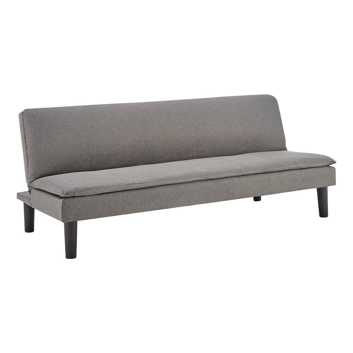 Sarantino 3 Seater Modular Faux Linen Fabric Sofa Bed Couch -Dark Grey 6