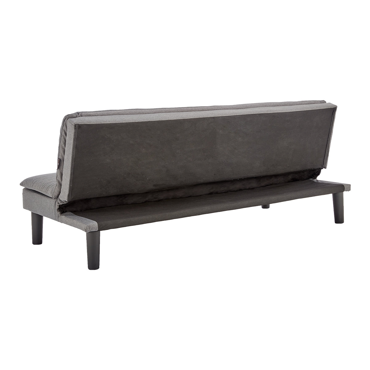 Sarantino 3 Seater Modular Faux Linen Fabric Sofa Bed Couch -Dark Grey 9
