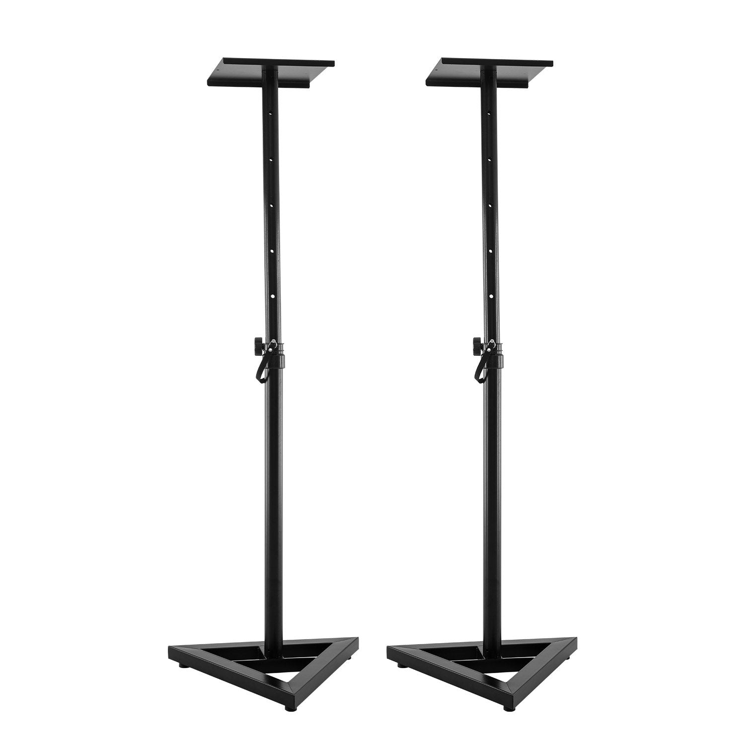 Karrera Adjustable Floor Speaker Stand Surround Sound - Black 6