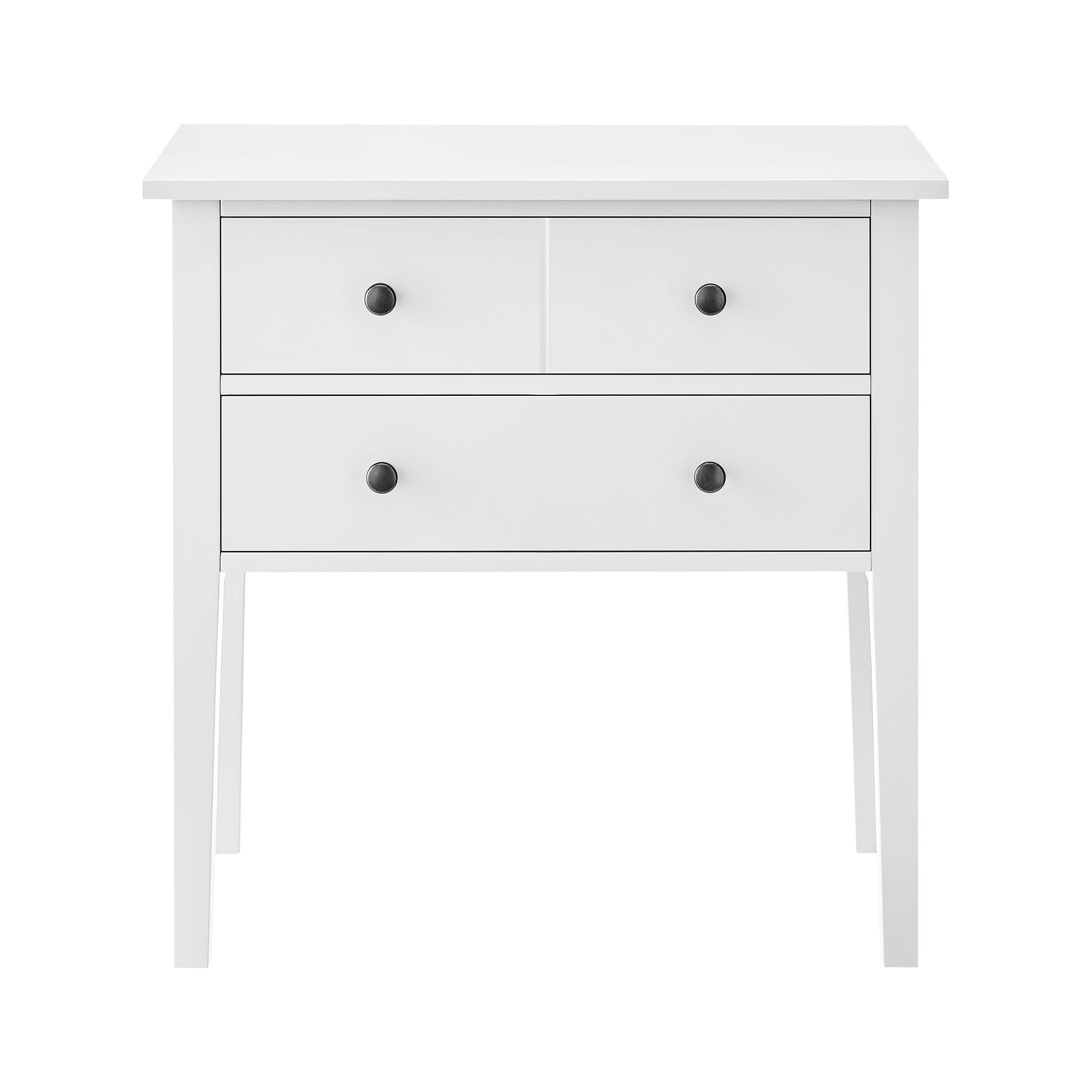 Sarantino Sven Bedside Table Night Stand - White 4