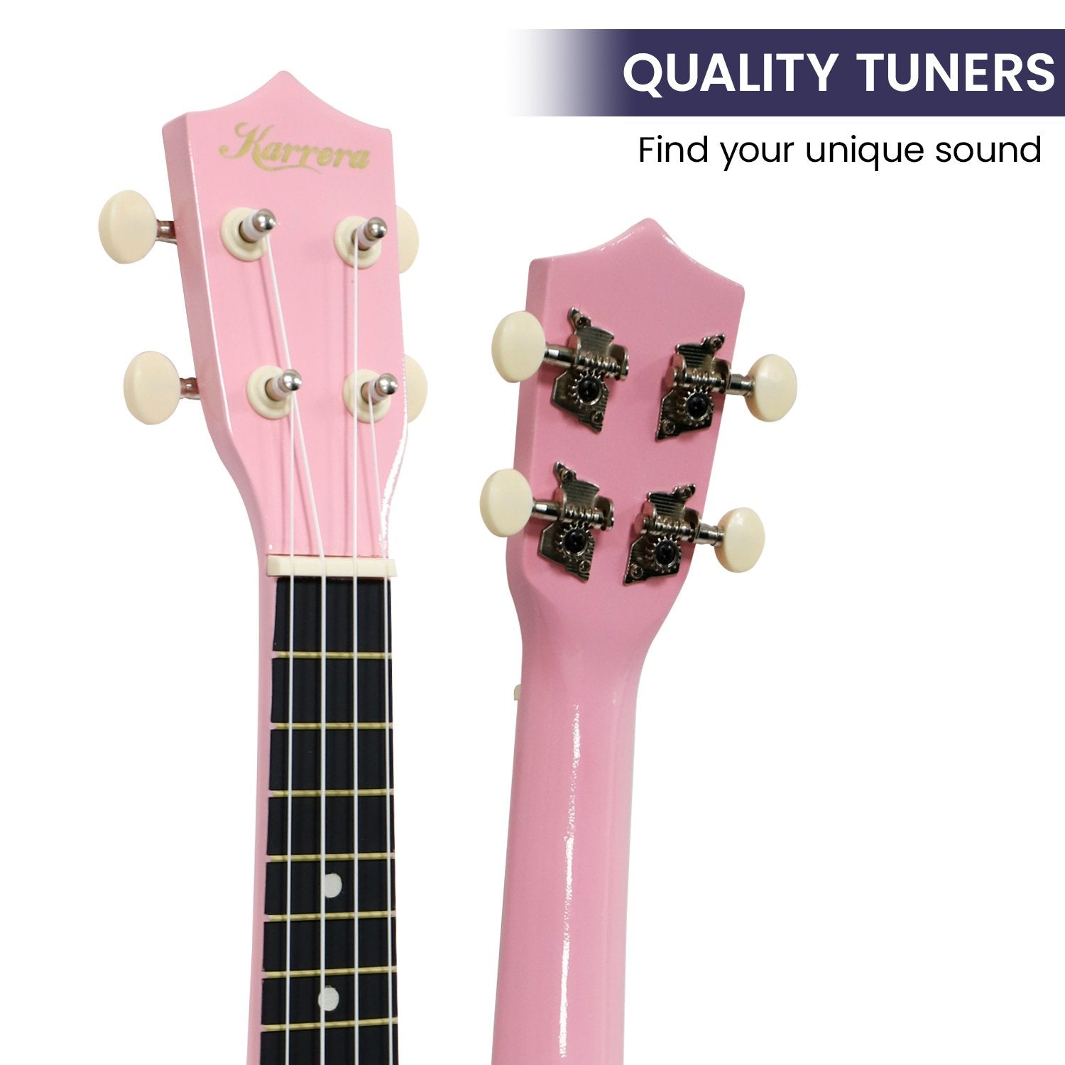 Karrera 21in Ukulele - Pink 4
