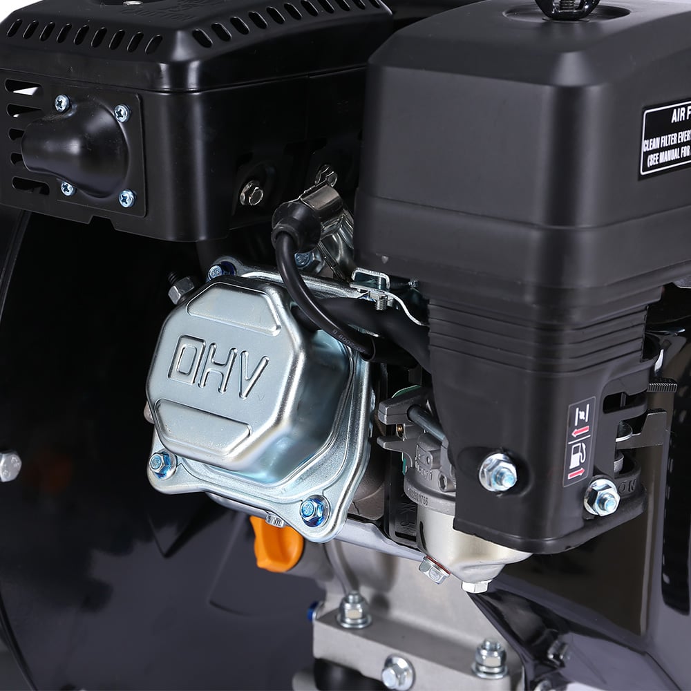 Ducar Wood Chipper Shredder Mulcher Garden 8hp Petrol Motor Upright Grinder - Silver 8