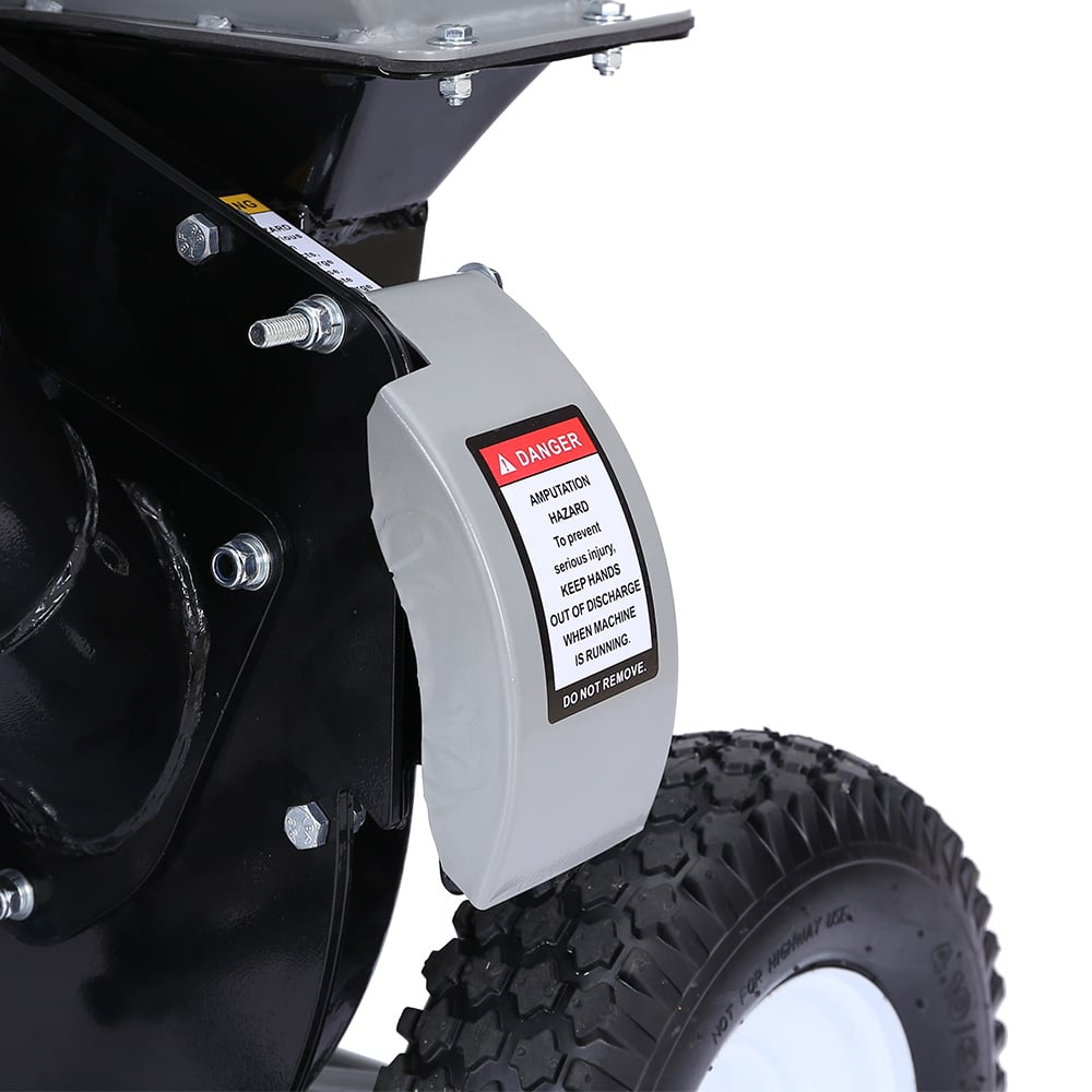 Ducar Wood Chipper Shredder Mulcher Garden 8hp Petrol Motor Upright Grinder - Silver 12