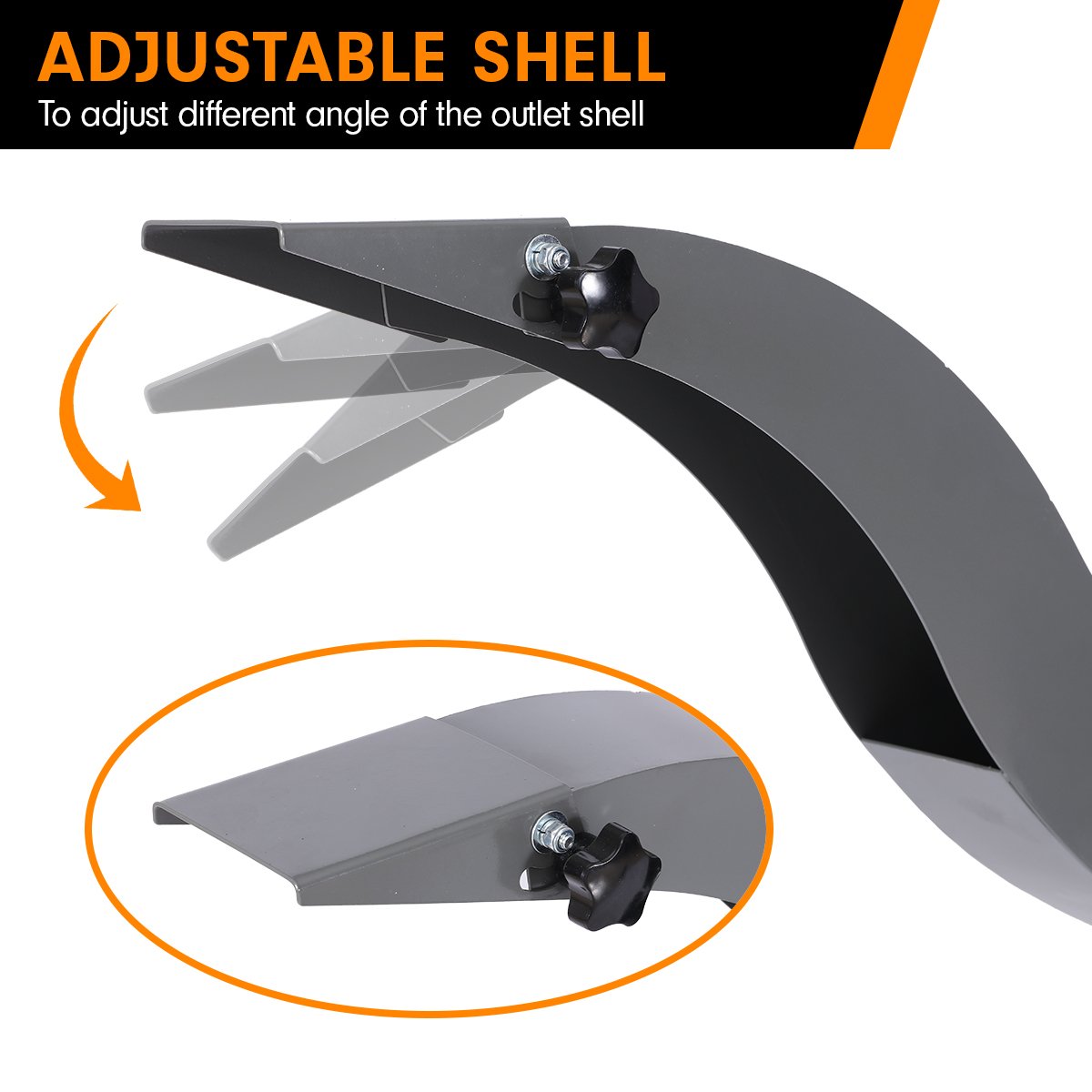 Ducar 7hp Wood Chipper Shredder Mulcher Grinder Petrol Silver 12