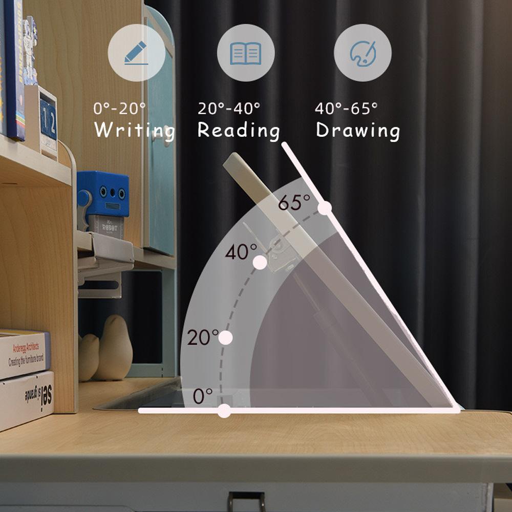 Height Adjustable Children Kids Ergonomic Study Desk Chair Set 120cm Blue Pink AU 3