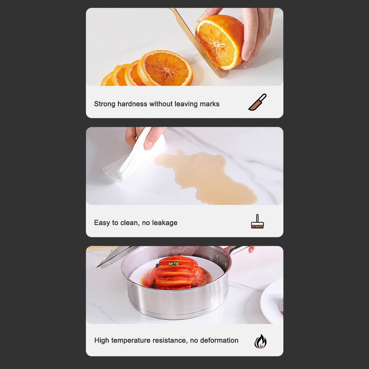 120x60cm Matte Grey Minimalist Slate Kitchen Dining Table Marble Lunch Dinner Table Solid Metal Legs 6