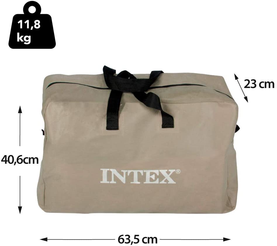 Intex Sports Challenger K1 Inflatable Kayak 1 Seat Floating Boat Oars River Lake 68305NP 5