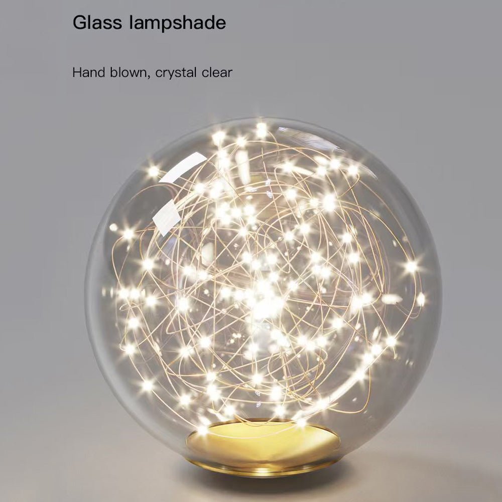 Luxury Hand Blown Glass LED Pendant Light 100cm Adjustable 3 Color Dimmable Remote Control for Dining Bar Living Room 5