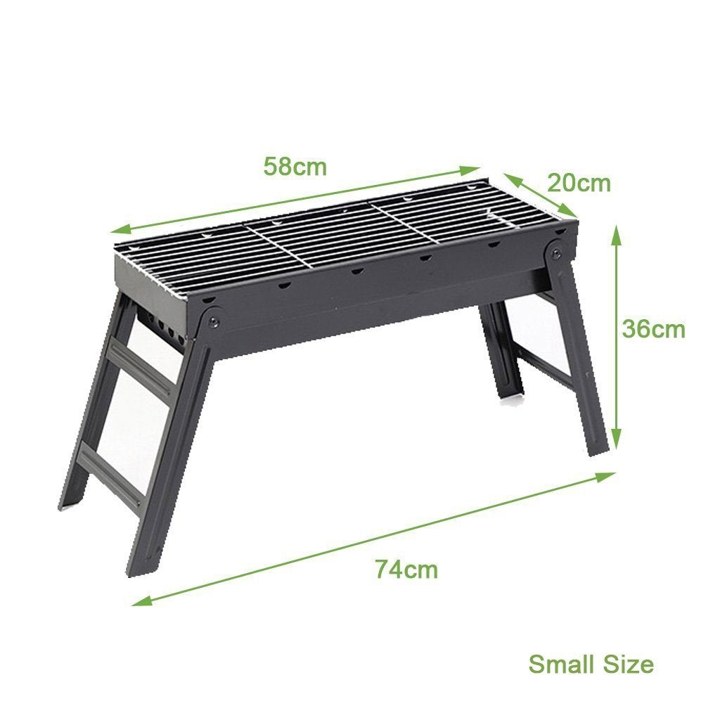 Foldable Portable BBQ Charcoal Grill Barbecue Camping Hibachi Picnic small 9