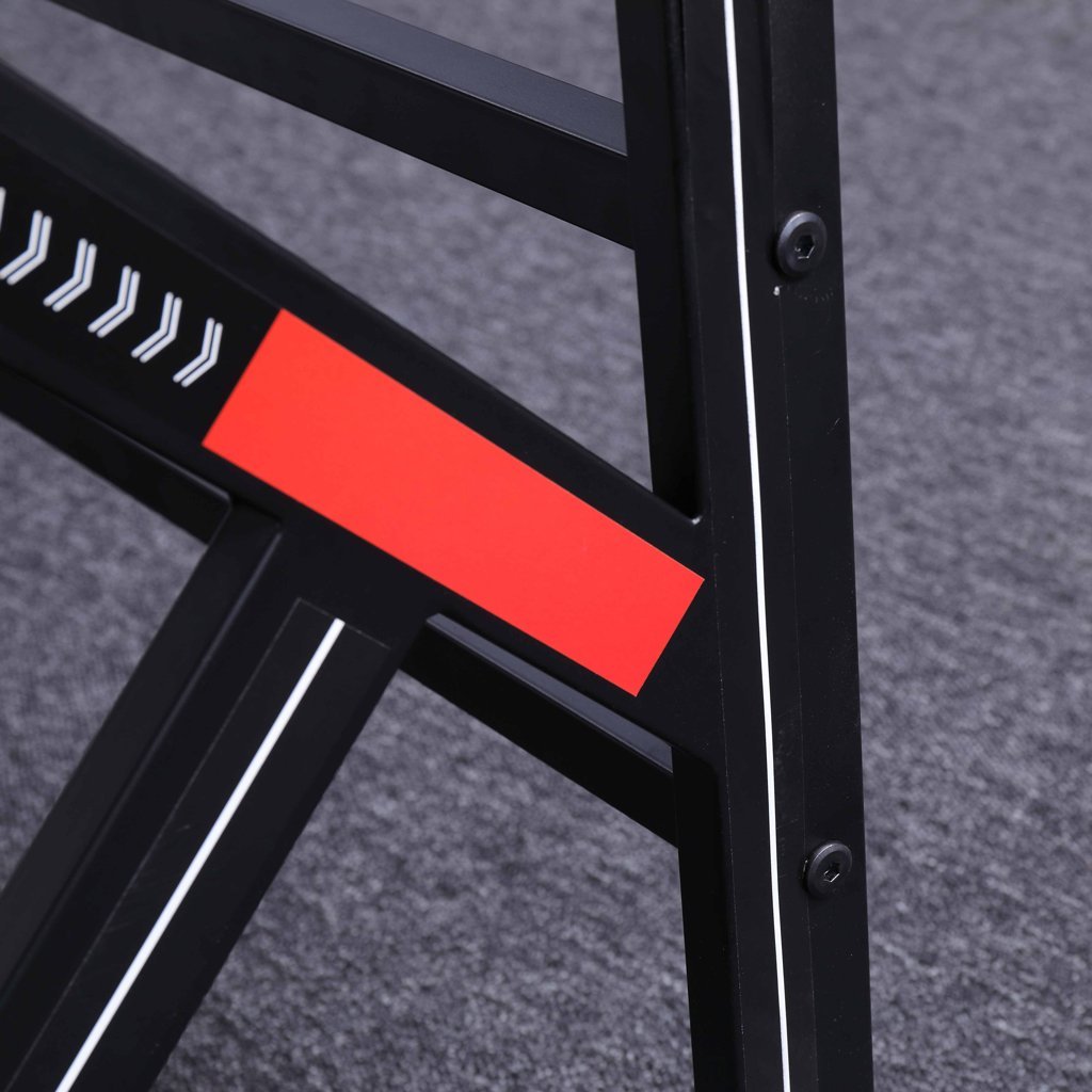 Gaming Desk Desktop PC Computer Desks Desktop Racing Table Office Laptop Home K-Shaped Legs Black 120cm 6