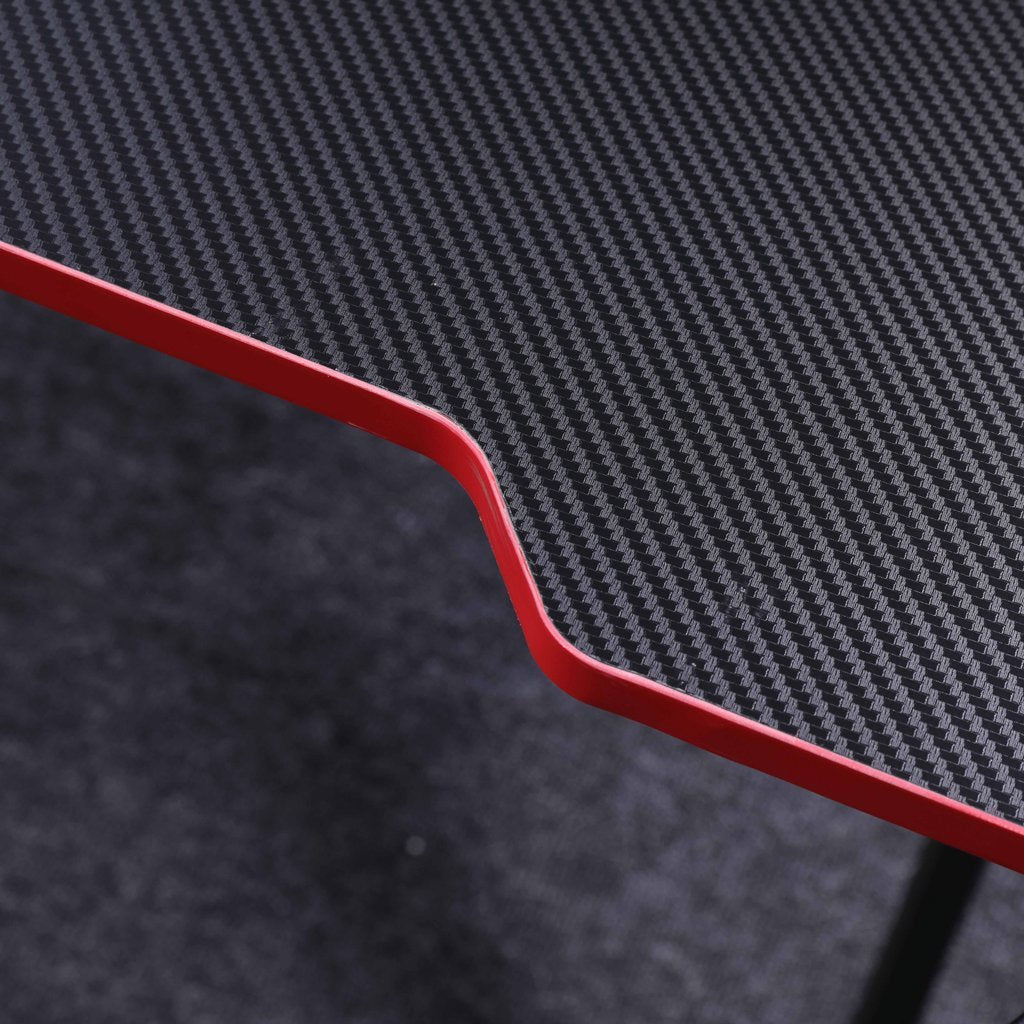 Gaming Desk Desktop PC Computer Desks Desktop Racing Table Office Laptop Home K-Shaped Legs Black 120cm 8