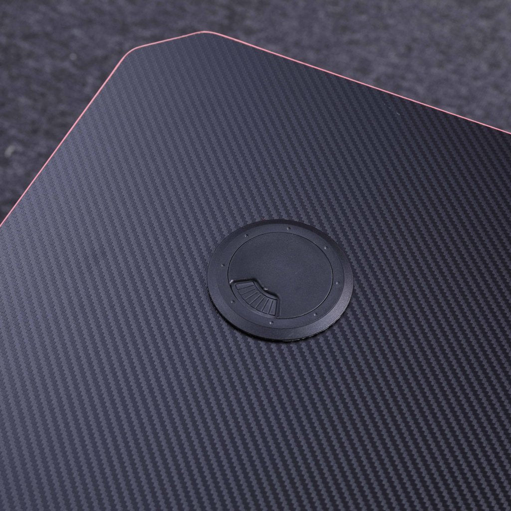 Gaming Desk Desktop PC Computer Desks Desktop Racing Table Office Laptop Home K-Shaped Legs Black 140cm 9