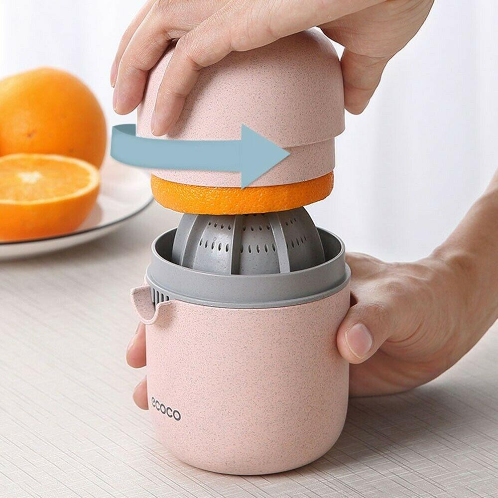 Ecoco Manual Lemon Juicer Hand Orange Squeezer Fruit Citrus Kitchen Plastic Tool Capacity Machine 6