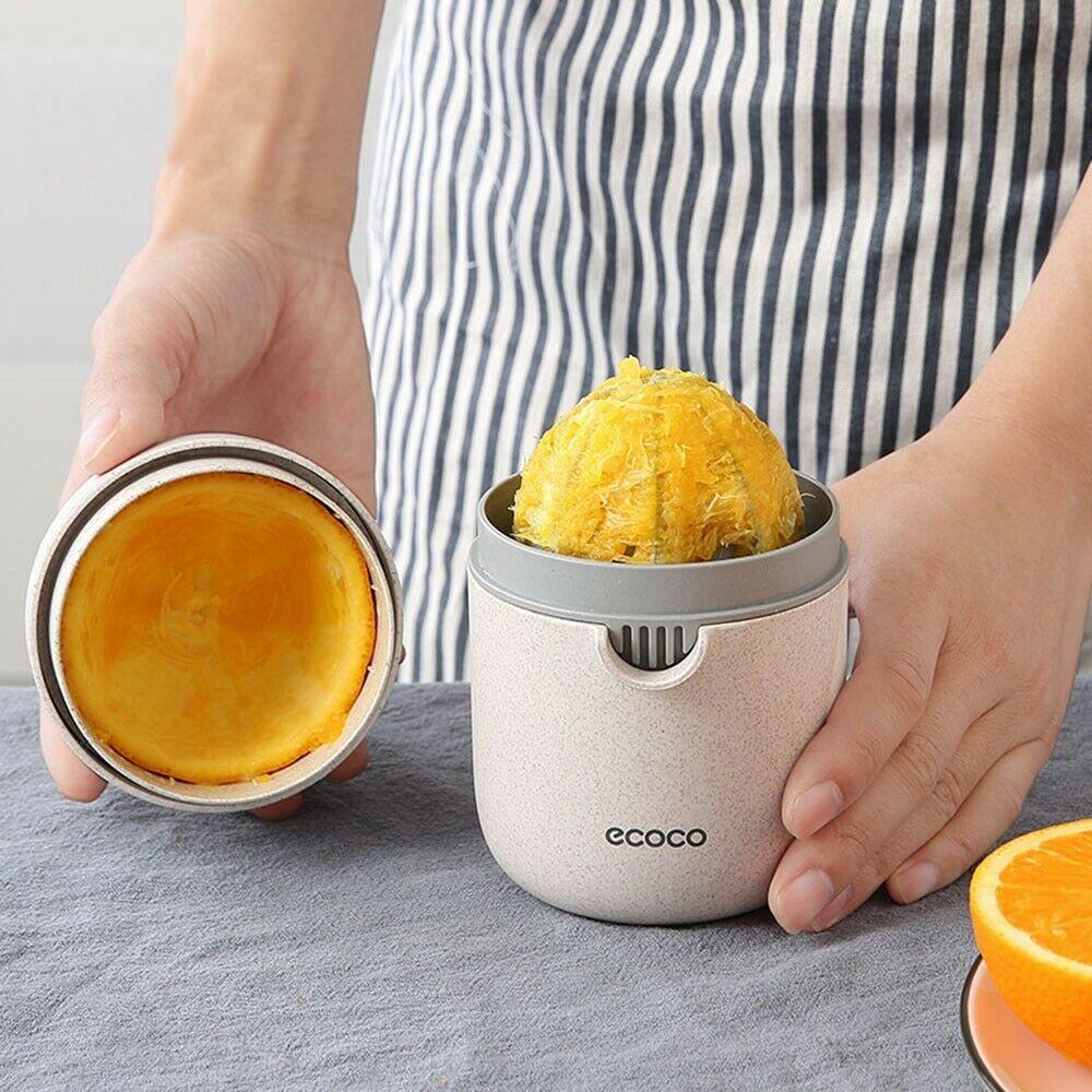 Ecoco Manual Lemon Juicer Hand Orange Squeezer Fruit Citrus Kitchen Plastic Tool Capacity Machine 7