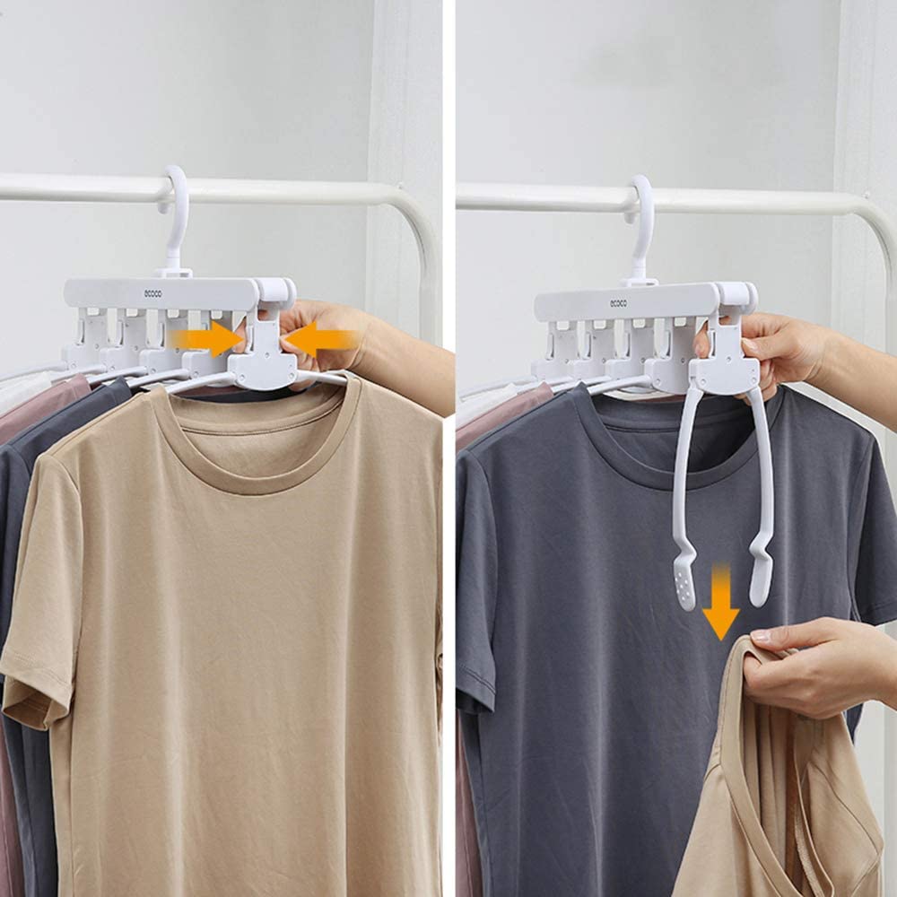 Magic Hanger Space Saving Multifunctional Clothes Coat Hanger Dryer Laundry Drying Rack Airer Clothes Horse Grey 5