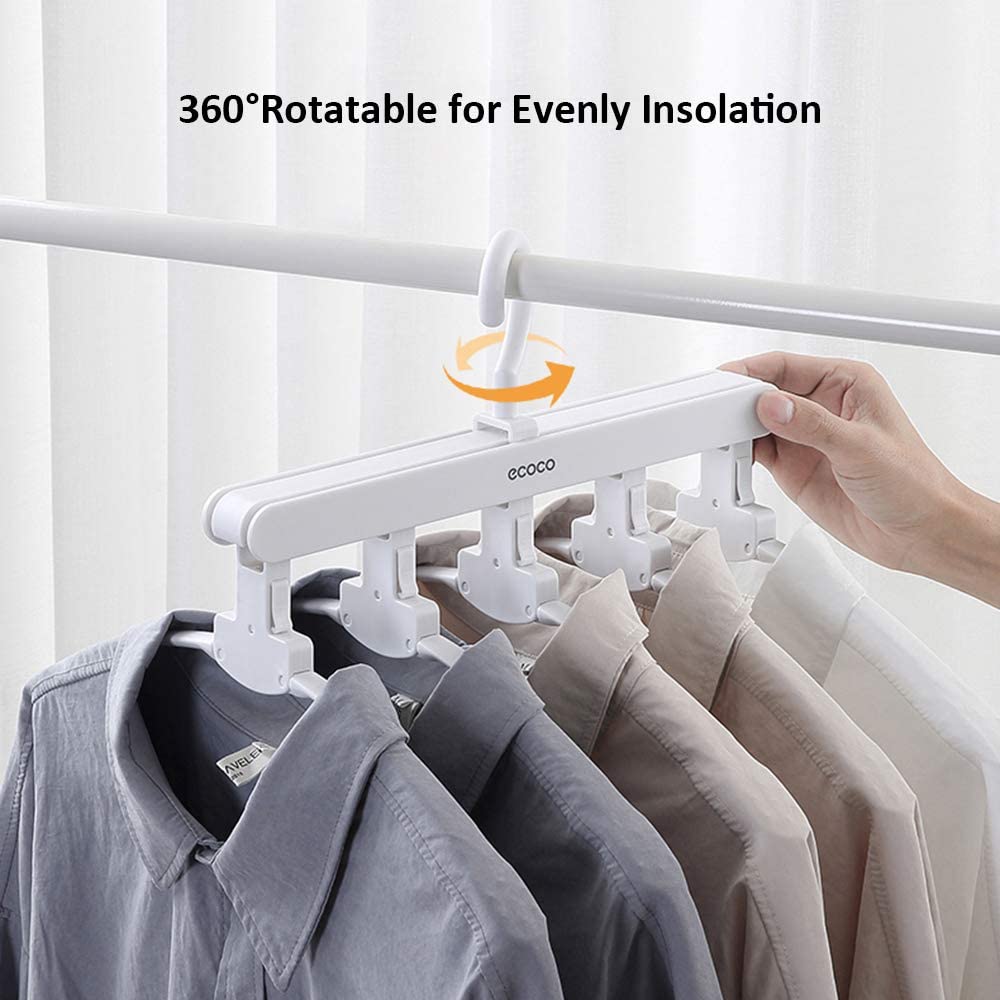 Magic Hanger Space Saving Multifunctional Clothes Coat Hanger Dryer Laundry Drying Rack Airer Clothes Horse Grey 6