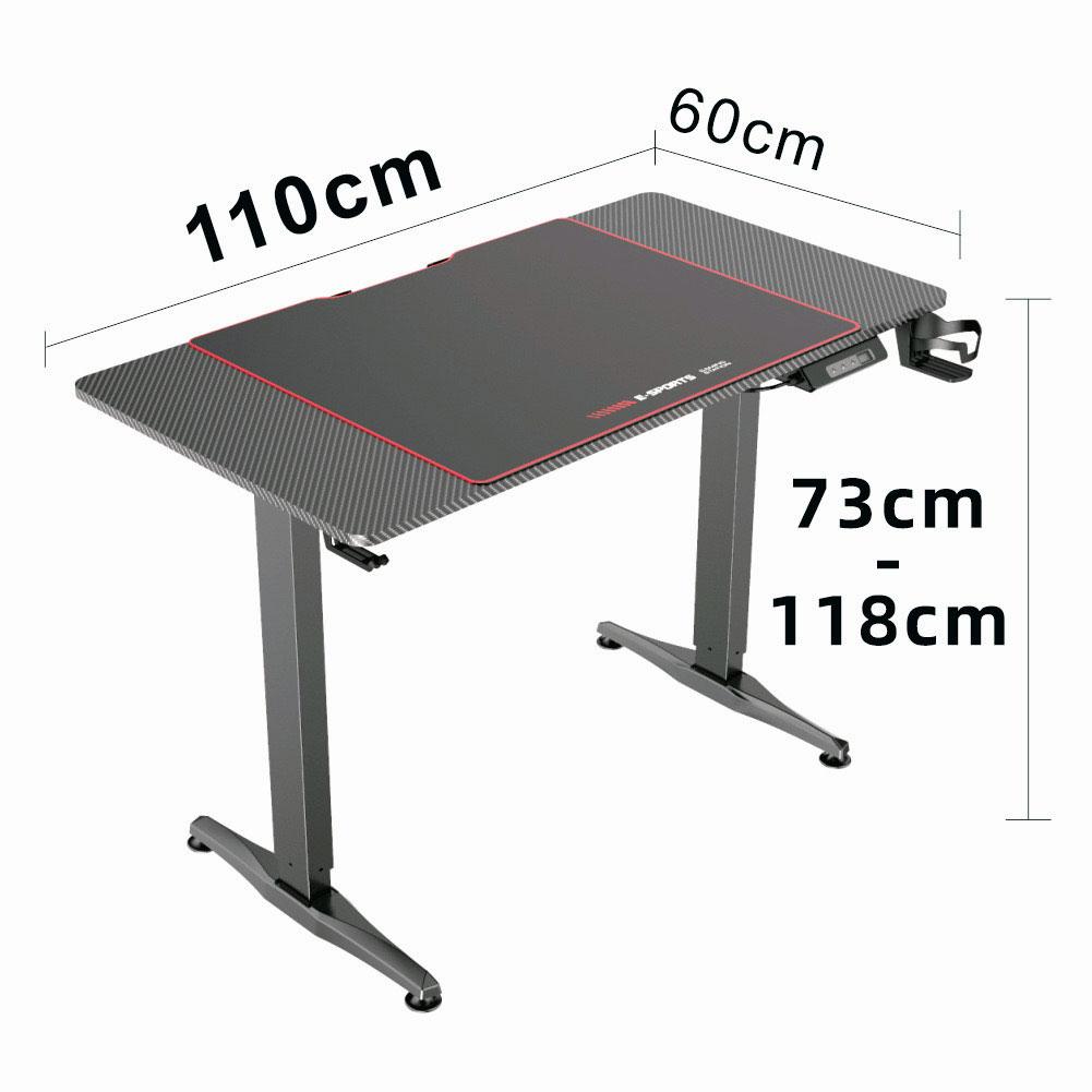 Gaming Standing Desk Home Office Lift Electric Height Adjustable Sit To Stand Motorized Standing Desk 1460 4