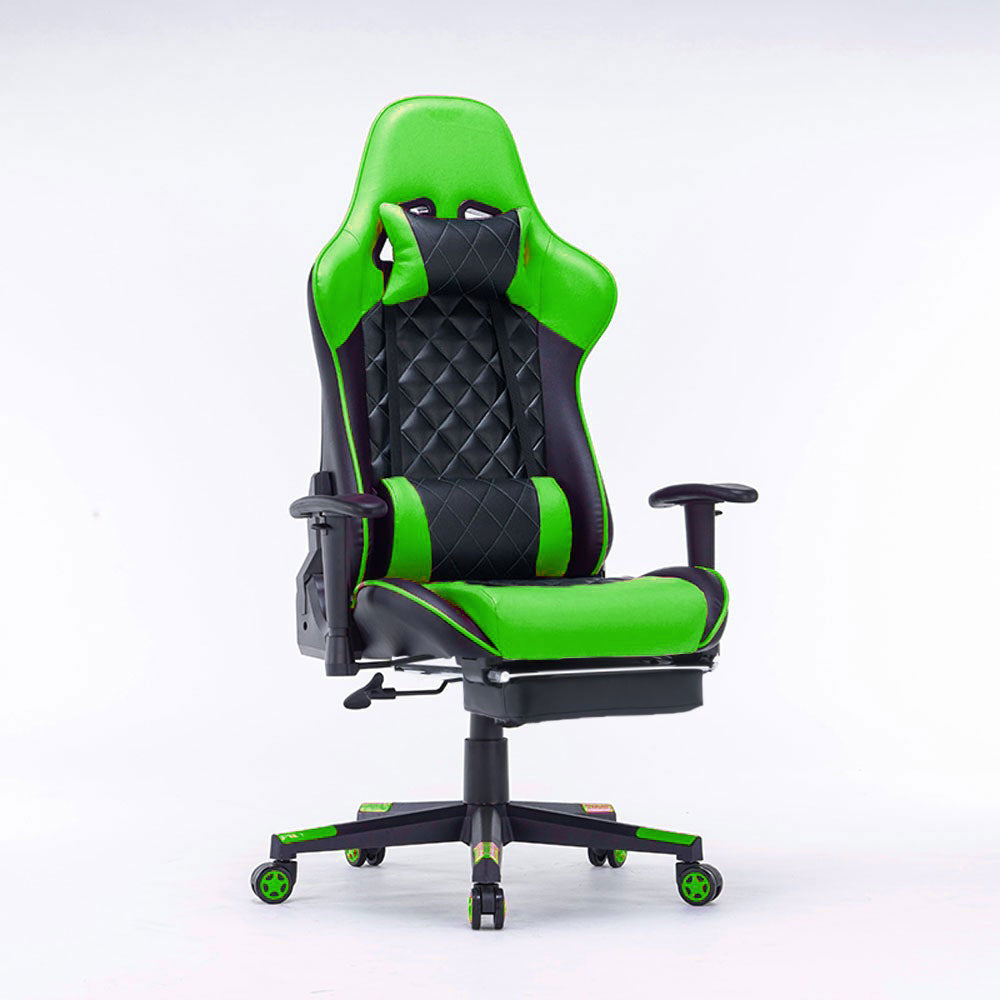 Gaming Chair Ergono Black REdmic Racing chair 165° Reclining Gaming Seat 3D Armrest Footrest 5