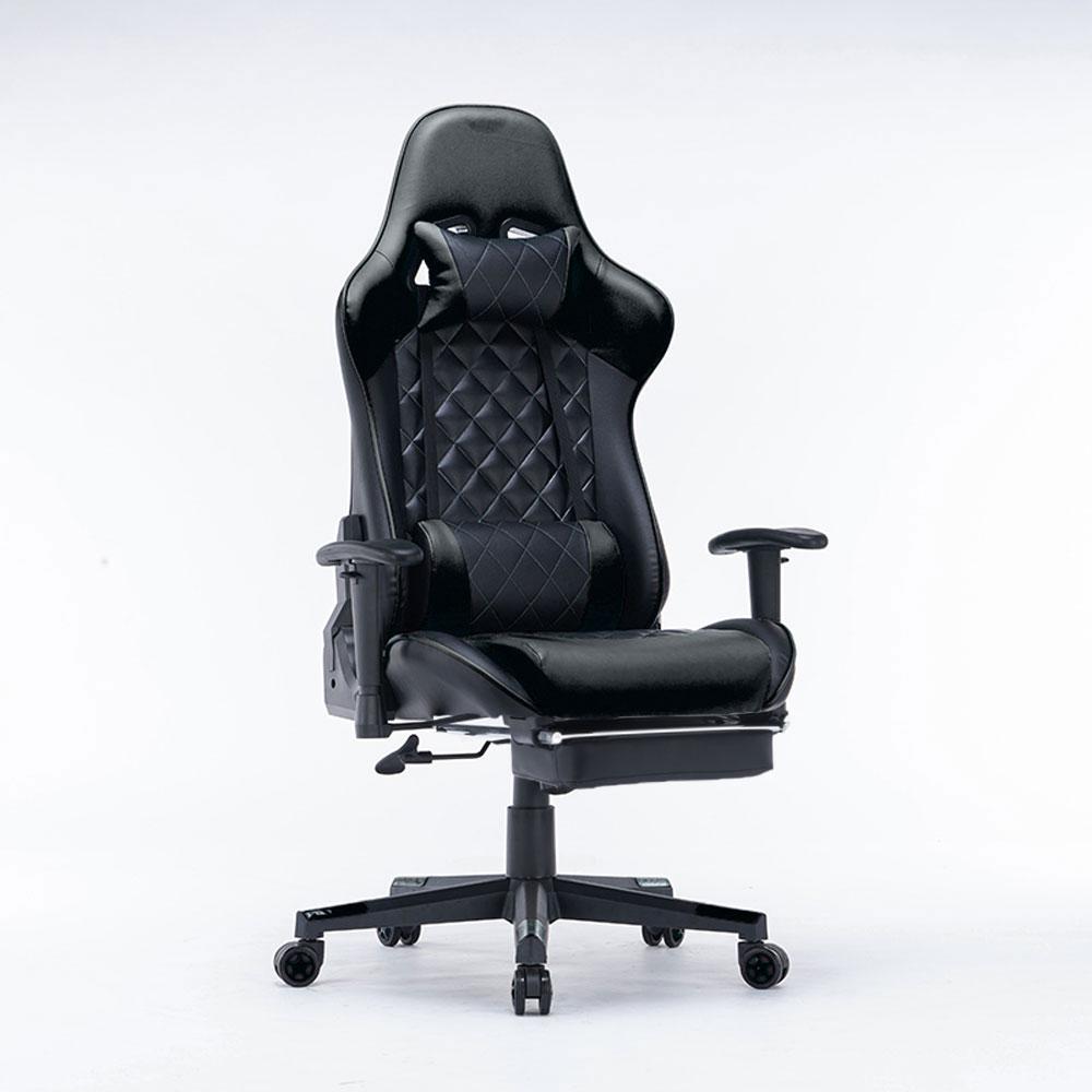 Gaming Chair Ergono Black REdmic Racing chair 165° Reclining Gaming Seat 3D Armrest Footrest 8