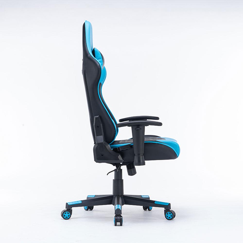Gaming Chair Ergonomic Racing chair 165° Reclining Gaming Seat 3D Armrest Footrest Black 5