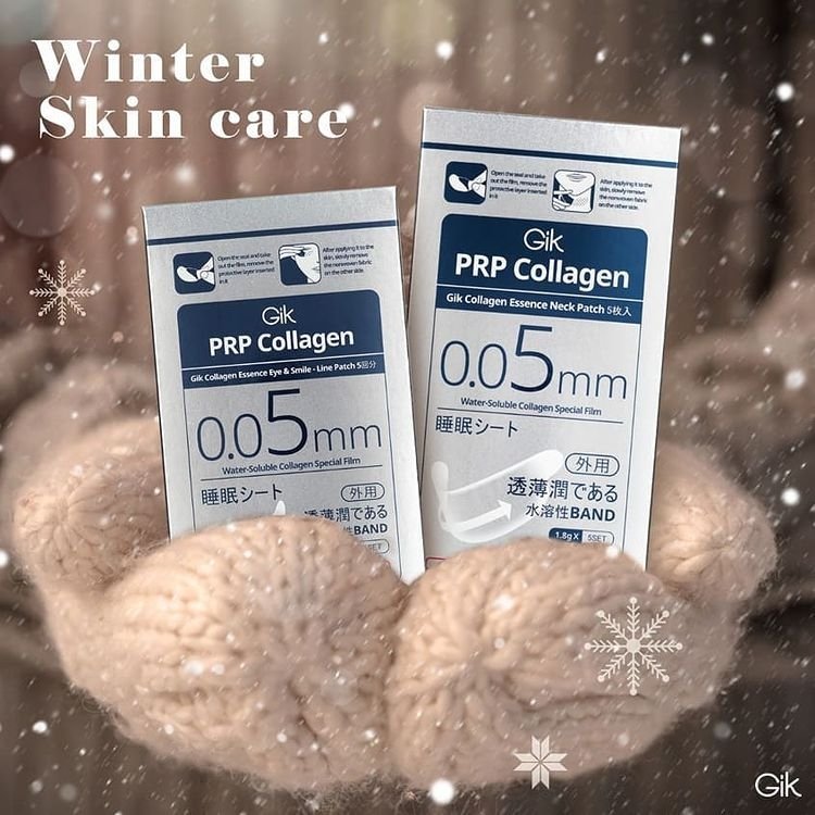 GIK PRP Collagen Essence Eye & Smile-Line/Neck Patch 5PCS Henk 5
