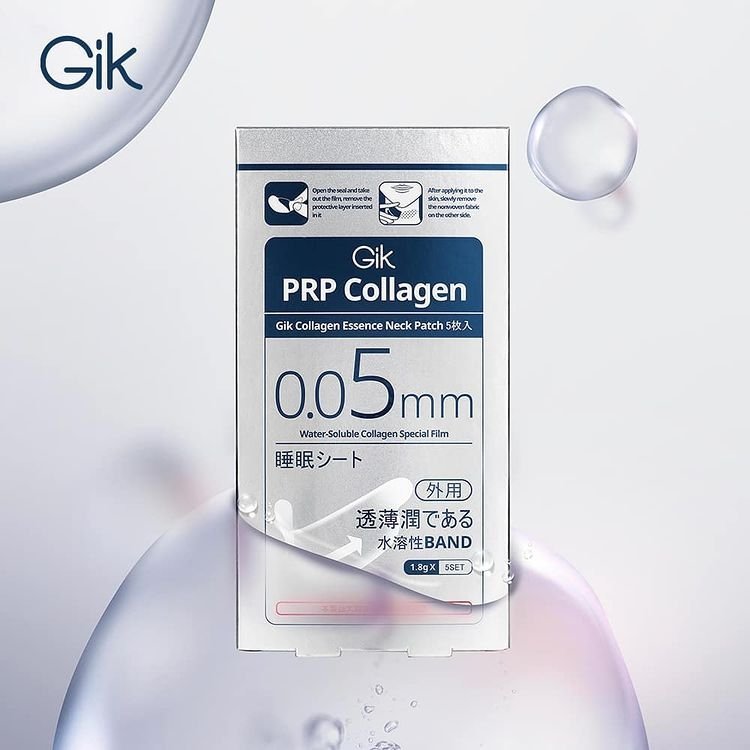 GIK PRP Collagen Essence Eye & Smile-Line/Neck Patch 5PCS Henk 9