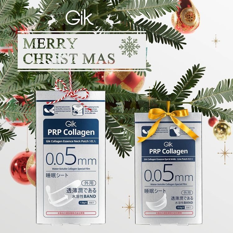 GIK PRP Collagen Essence Eye & Smile-Line/Neck Patch 5PCS Neck 10