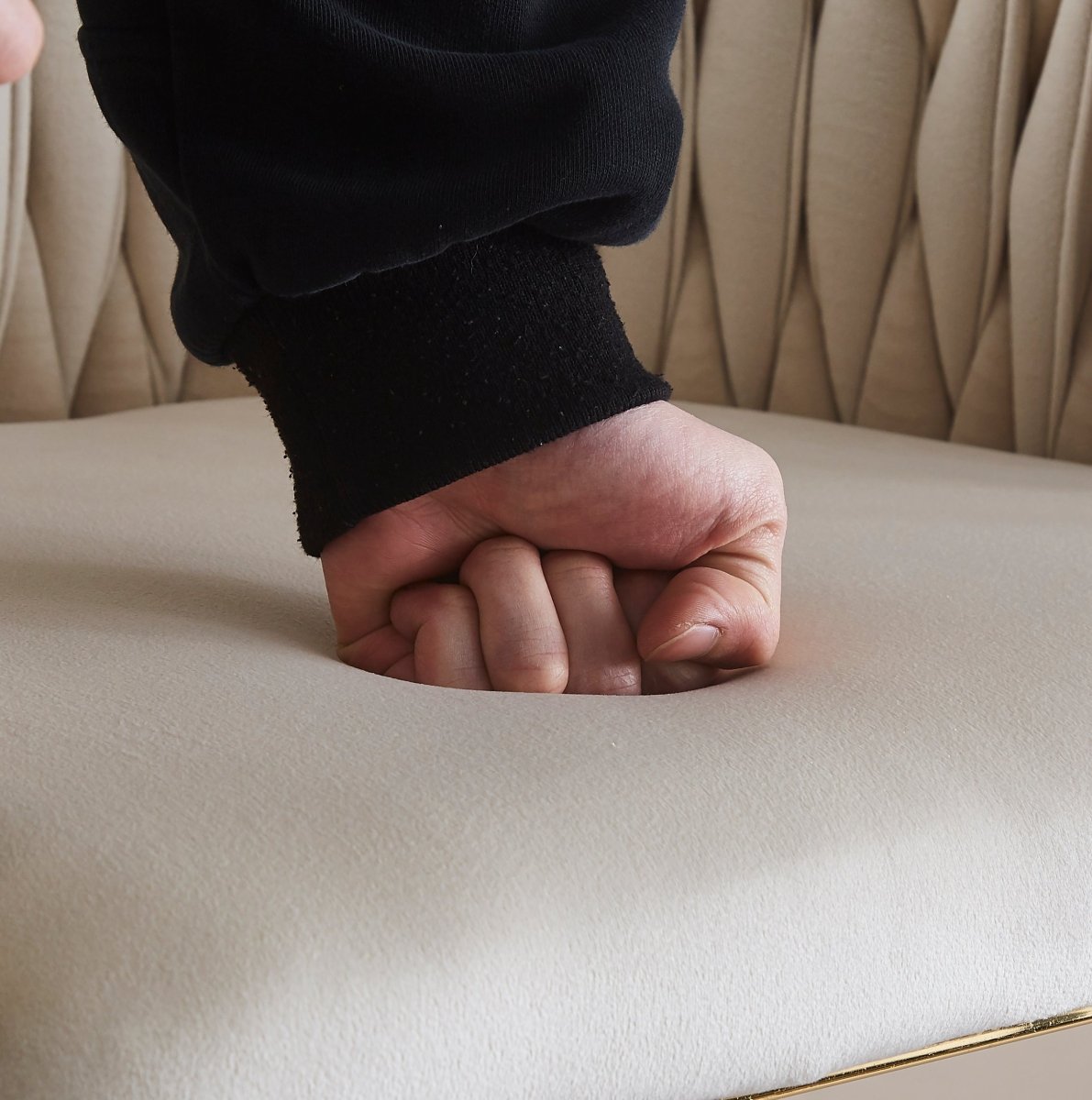 2x Height Adjustable Blue Swivel Bar Stool Velvet Golden Round Base Barstools Chairs 9