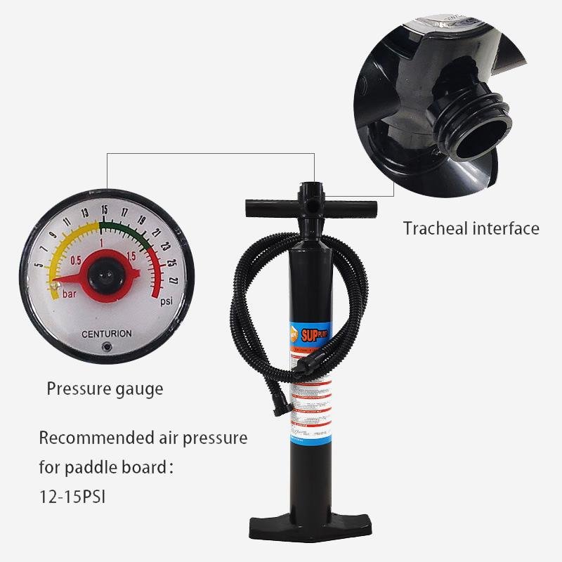 Manual Hand SUP Pump for Air Tracks Inflatable Mattresses Toys Mats 3