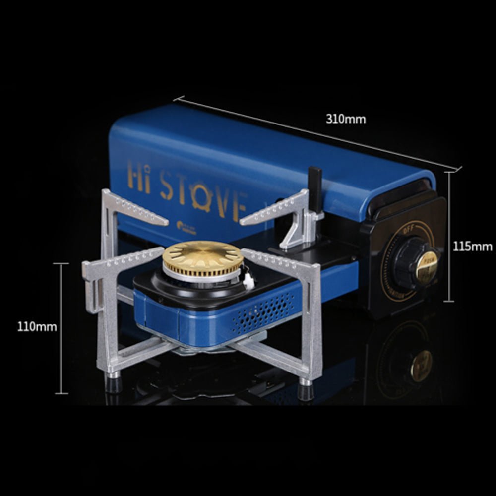 MAXSUN HI STOVE MS-100 Outdoor Camping Gas Stove Folding Burner Foldable Windshield 10