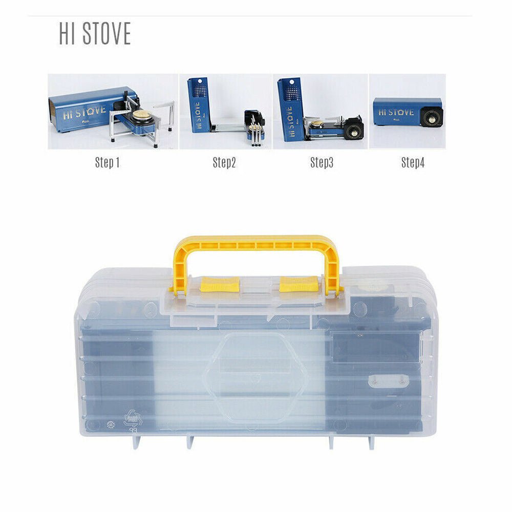 MAXSUN HI STOVE MS-100 Outdoor Camping Gas Stove Folding Burner Foldable Windshield 11