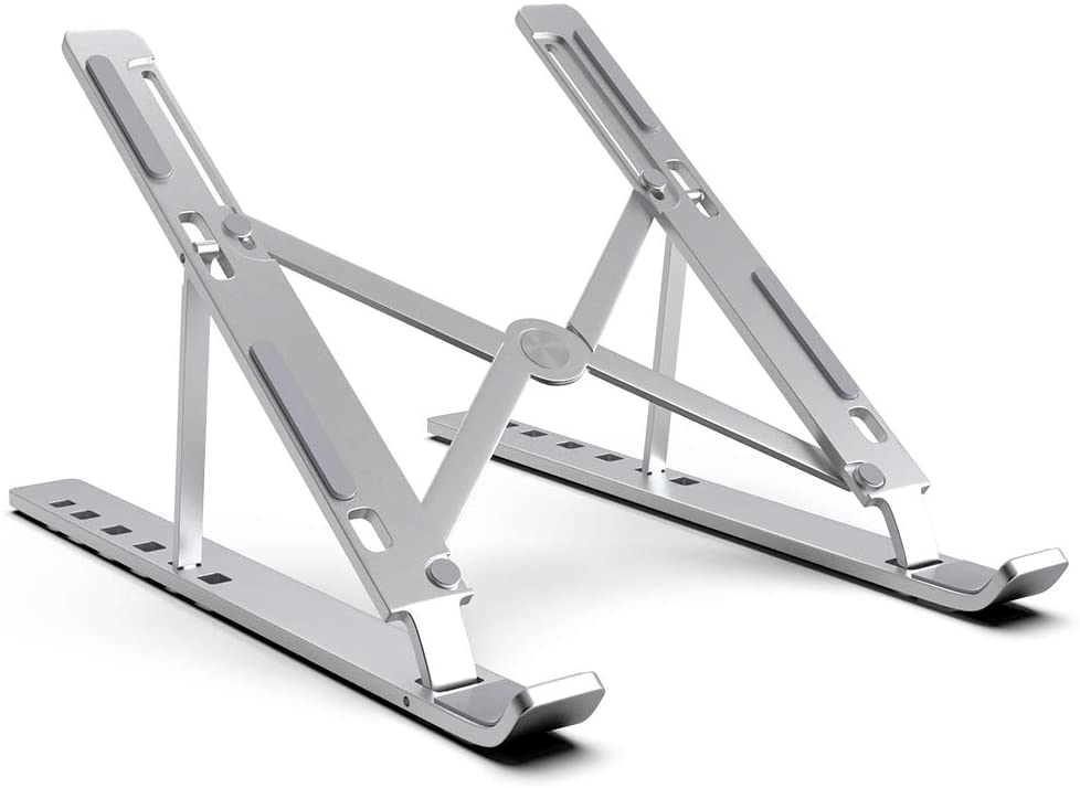 Portable Adjustable Laptop Stand Foldable Desktop Tripod Tray Anti-skid Pad Single Layer 3