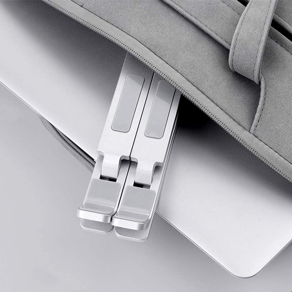 Portable Adjustable Laptop Stand Foldable Desktop Tripod Tray Anti-skid Pad Single Layer 4