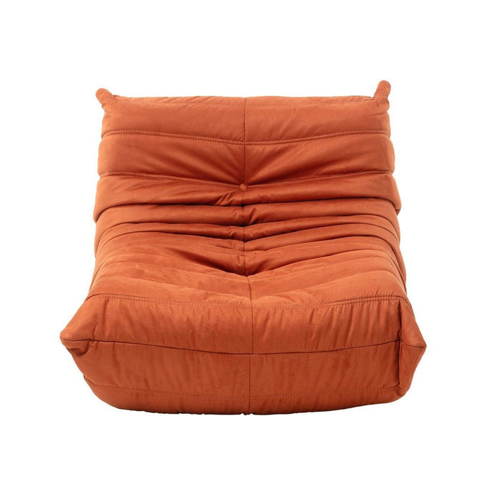 High Back Single Fireside Togo Sofa Chair Cozy Lounge Chair with Ottoman High Density Sponge Multiple Colors Comfortable and Durable (Green) 4