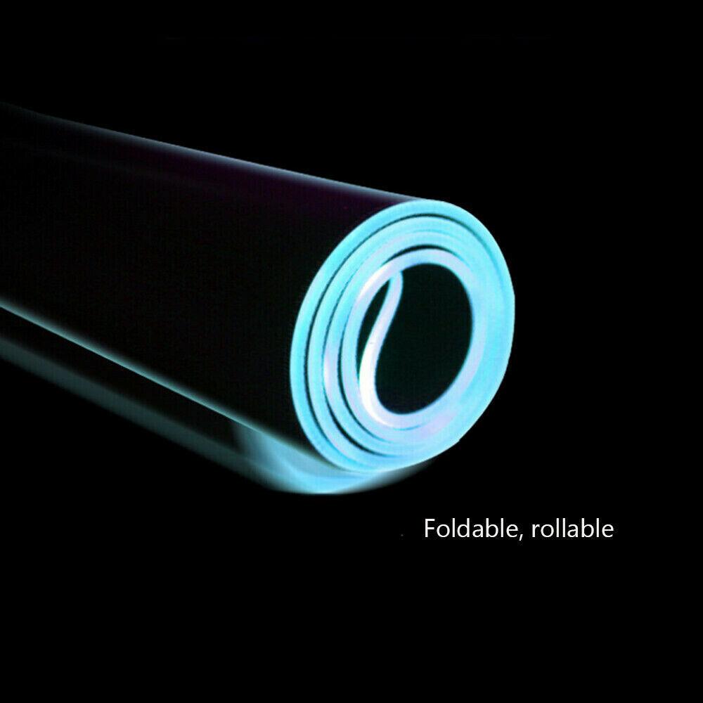 LED Gaming Mouse Pad Large RGB Extended Mousepad Keyboard Desk Anti-slip Mat 4