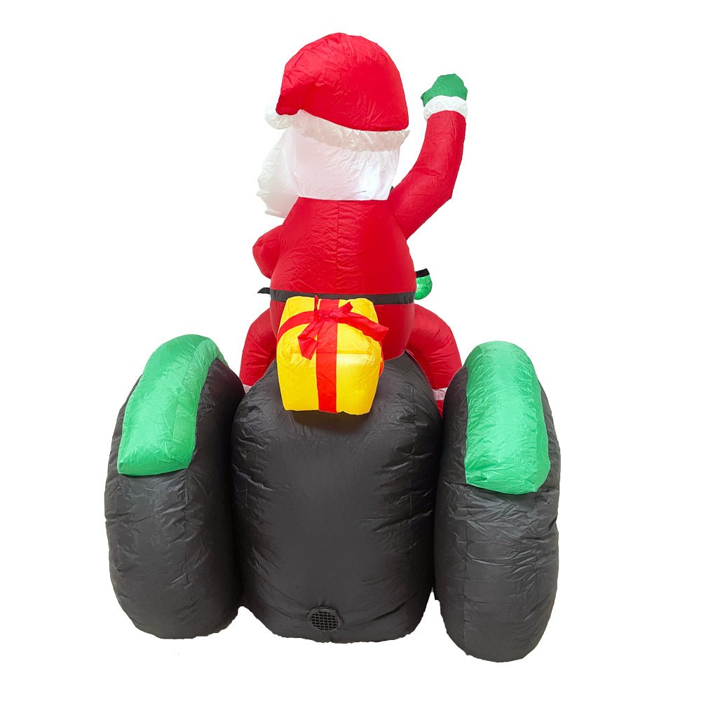Radiant Christmas Lights Tractor Penguin Gift Xmas Inflatable Santa 1.8m Height 4